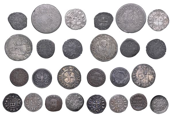 ZECCHE ITALIANE. Lotto di tredici monete.