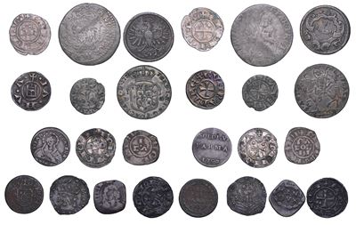 Lotto di tredici monete italiane, XII-XVIII secolo