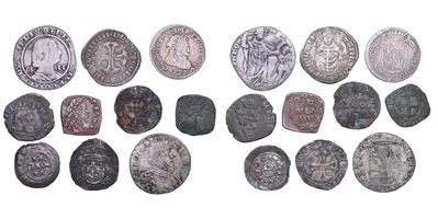 Lotto di dieci monete, Milano, XI-XVIII secolo