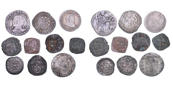 MILANO. Lotto di dieci monete.