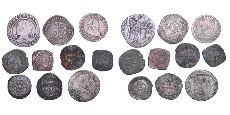 MILANO. Lotto di dieci monete.  - Asta Numismatica - Cambi Casa d'Aste
