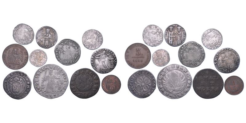 VENEZIA. Lotto di undici monete.  - Asta Numismatica - Cambi Casa d'Aste