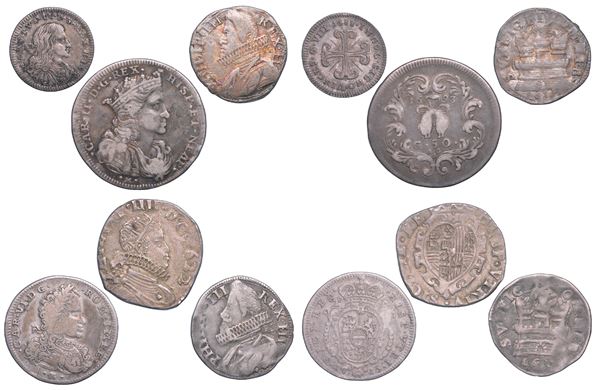 NAPOLI. Lotto di sei monete.