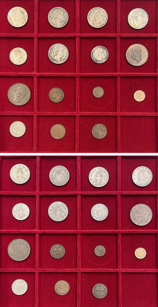 REGNO D'ITALIA. UMBERTO I DI SAVOIA, 1878-1900. Lotto di quindici monete.