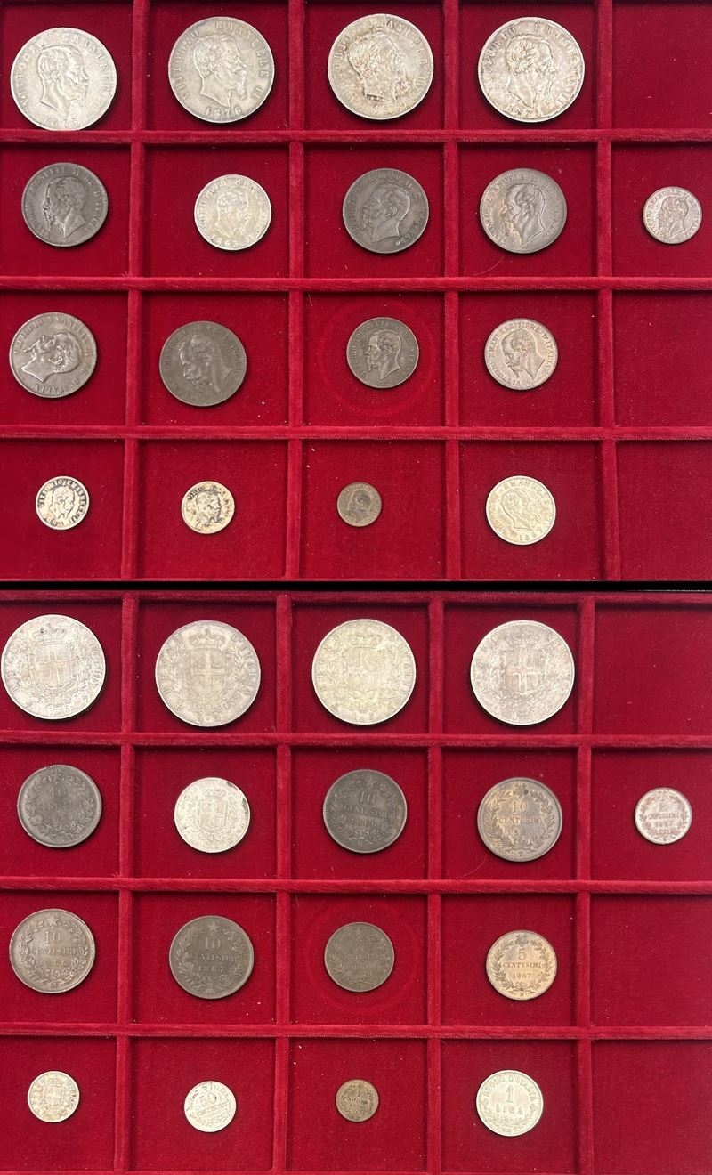 REGNO D'ITALIA. VITTORIO EMANUELE II DI SAVOIA, 1861-1878. Lotto di diciassette monete.  - Asta Numismatica - Cambi Casa d'Aste