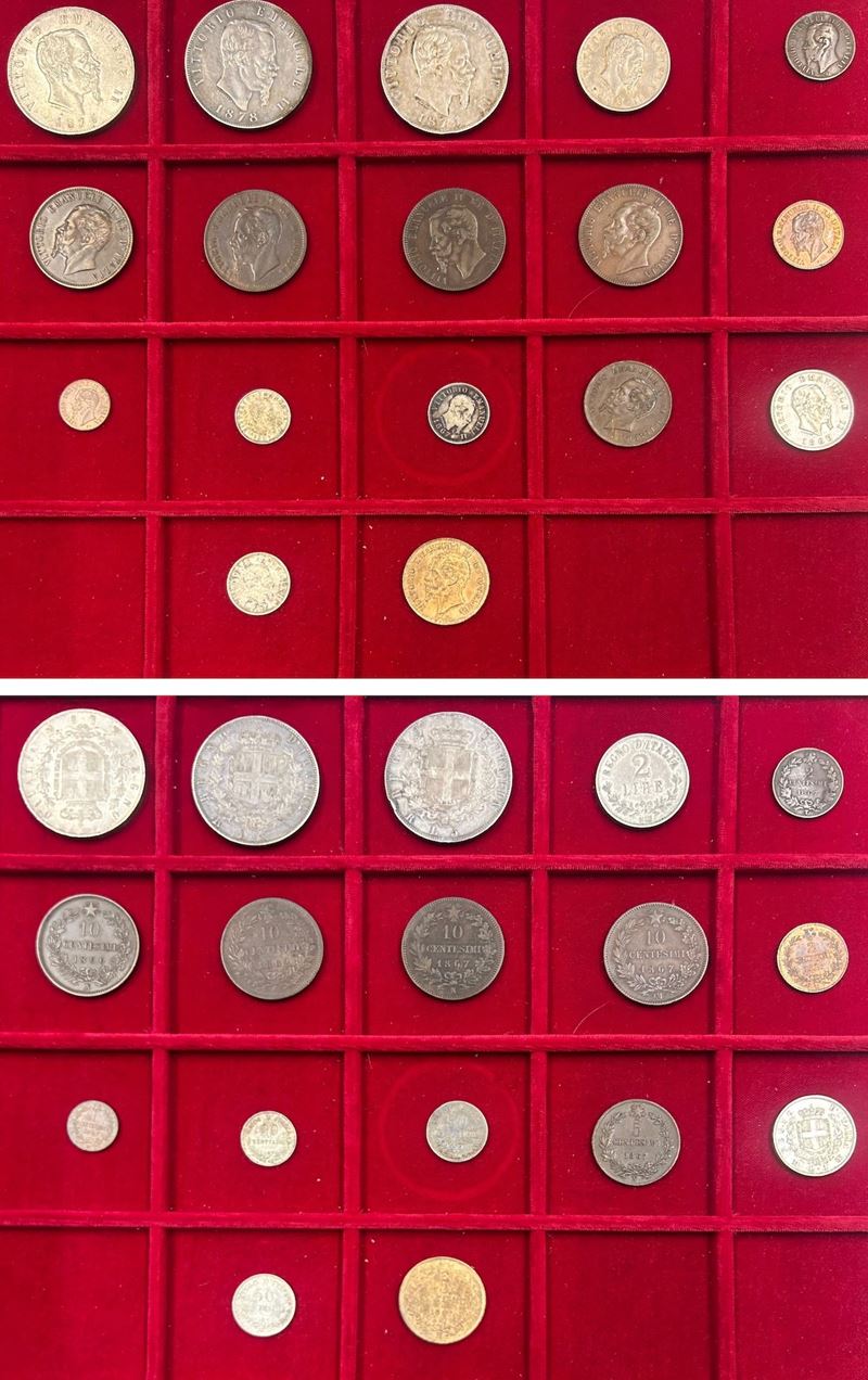 REGNO D'ITALIA. VITTORIO EMANUELE II DI SAVOIA, 1861-1878. Lotto di diciassette monete.  - Auction Numismatics - Cambi Casa d'Aste