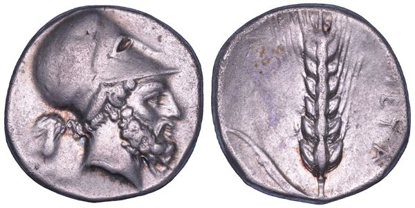 LUCANIA - METAPONTO. Nomos, 340-330 a.C.