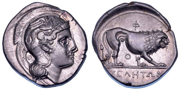 LUCANIA - VELIA. Nomos, 340-334 a.C.