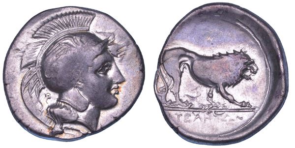 LUCANIA - VELIA. Nomos, 340-334 a.C.