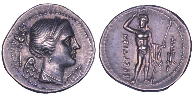 BRUTTIUM - BRETTI. Dracma. Emissione della seconda guerra punica, 216-214 a.C.