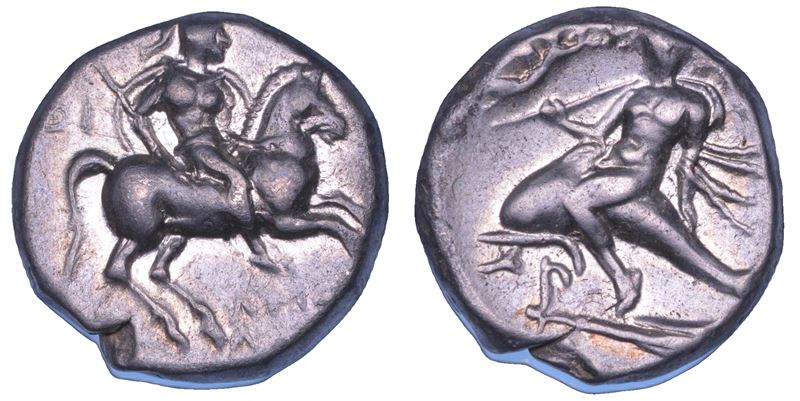 CALABRIA - TARANTO. Nomos, 272-240 a.C.