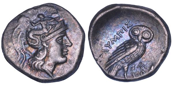 CALABRIA - TARANTO. Dracma, 280-272 a.C.