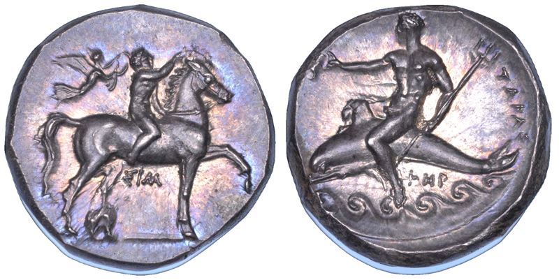 CALABRIA - TARANTO. Nomos, 333-330 a.C.