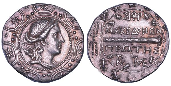 MACEDONIA - PROTETTORATO ROMANO, 167-149 a.C. Tetradracma.