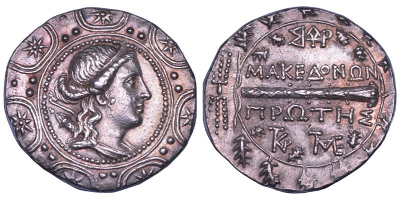 MACEDONIA - PROTETTORATO ROMANO, 167-149 a.C. Tetradracma.