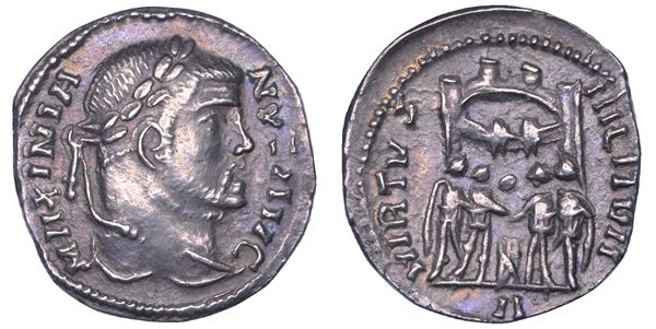 MASSIMIANO ERCULEO, 286-305. Argenteus, 295-297.