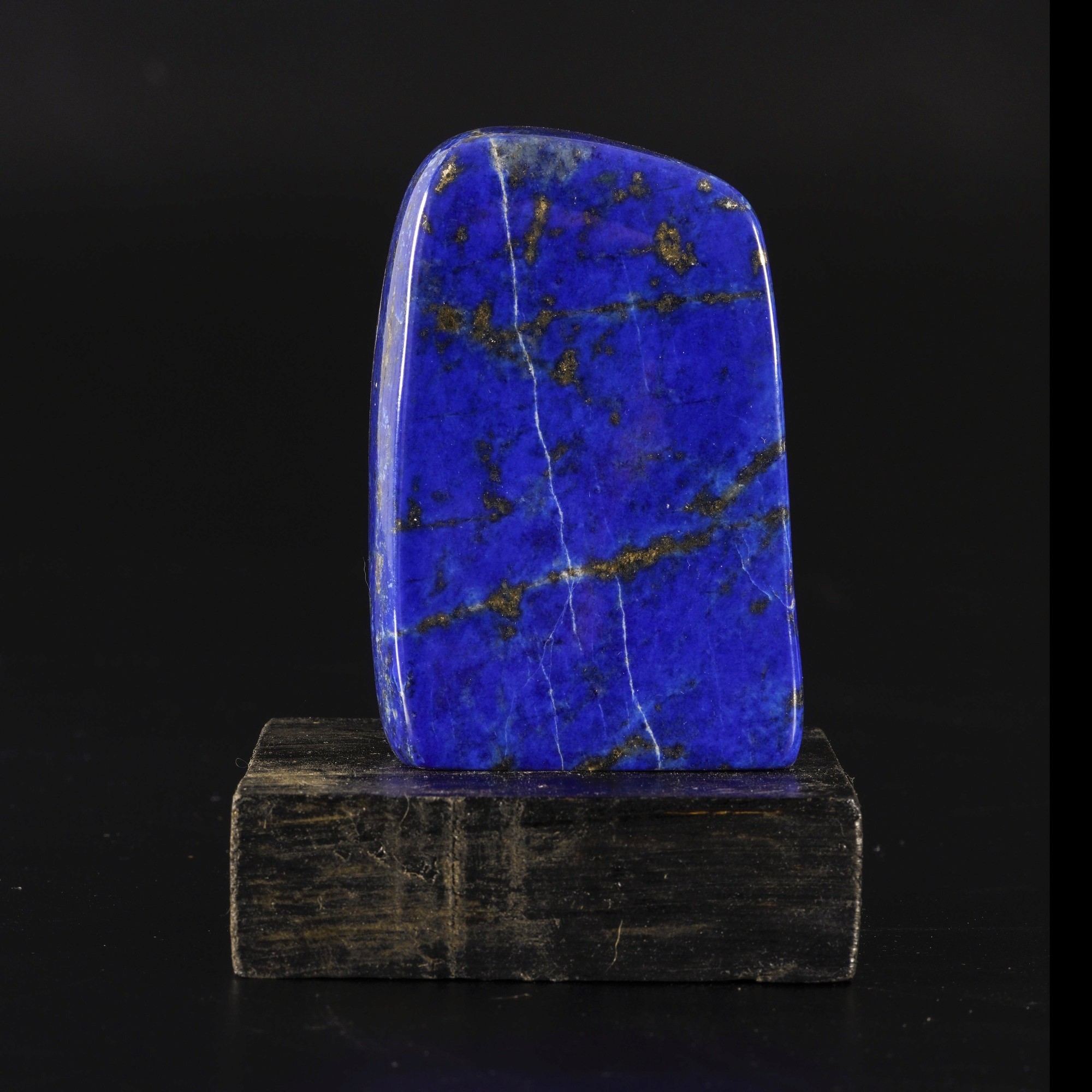 Elegante lastra di Lapislazzuli con inclusioni di pirite. Qualita AAA+ (Le inclusioni di pirite r...