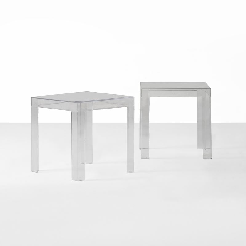 Paolo Rizzatto : Due tavolini mod. Jolly  - Auction 20th-century furniture - Cambi Casa d'Aste