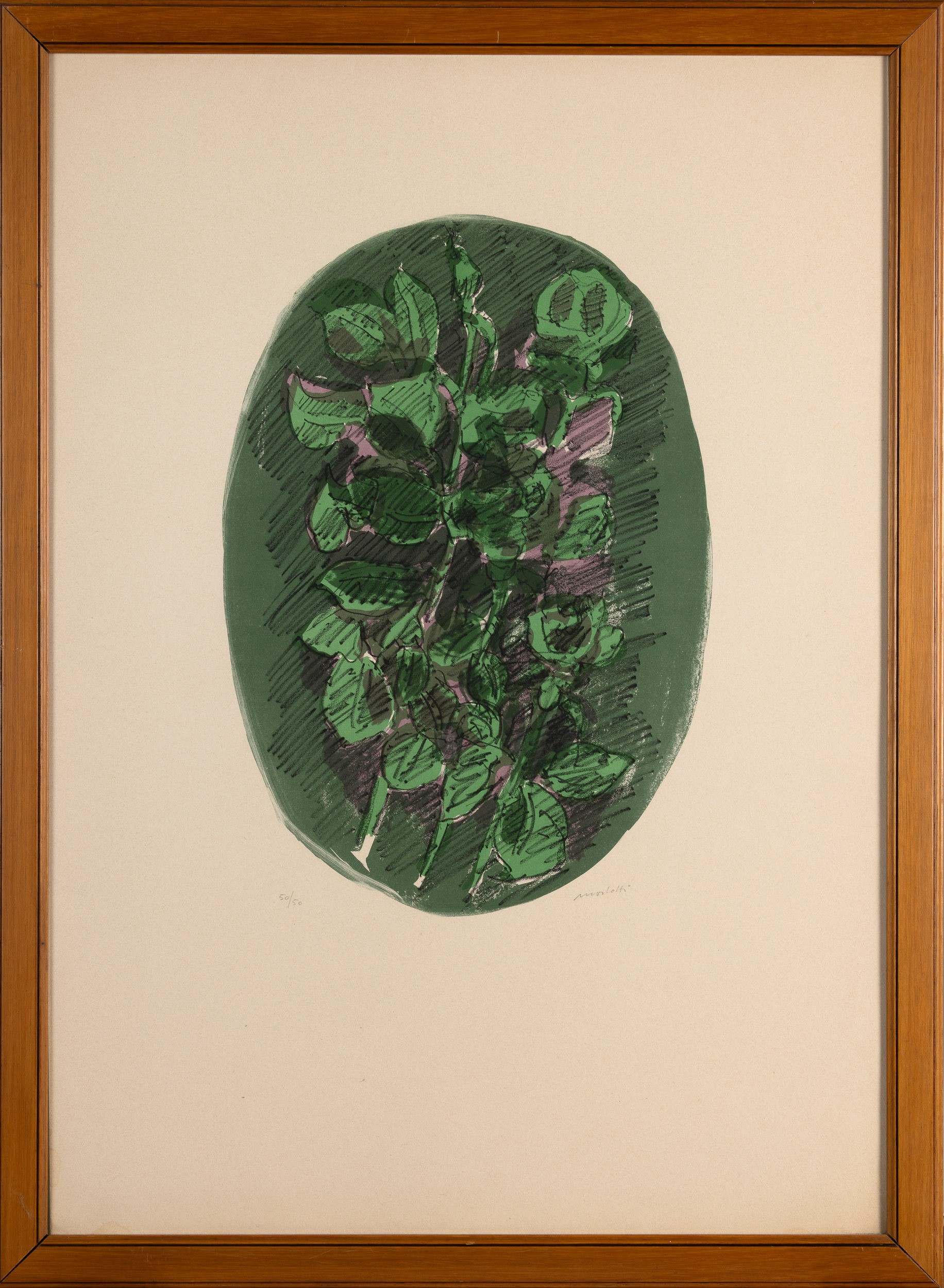 Ennio Morlotti - Vegetazione (litografia)