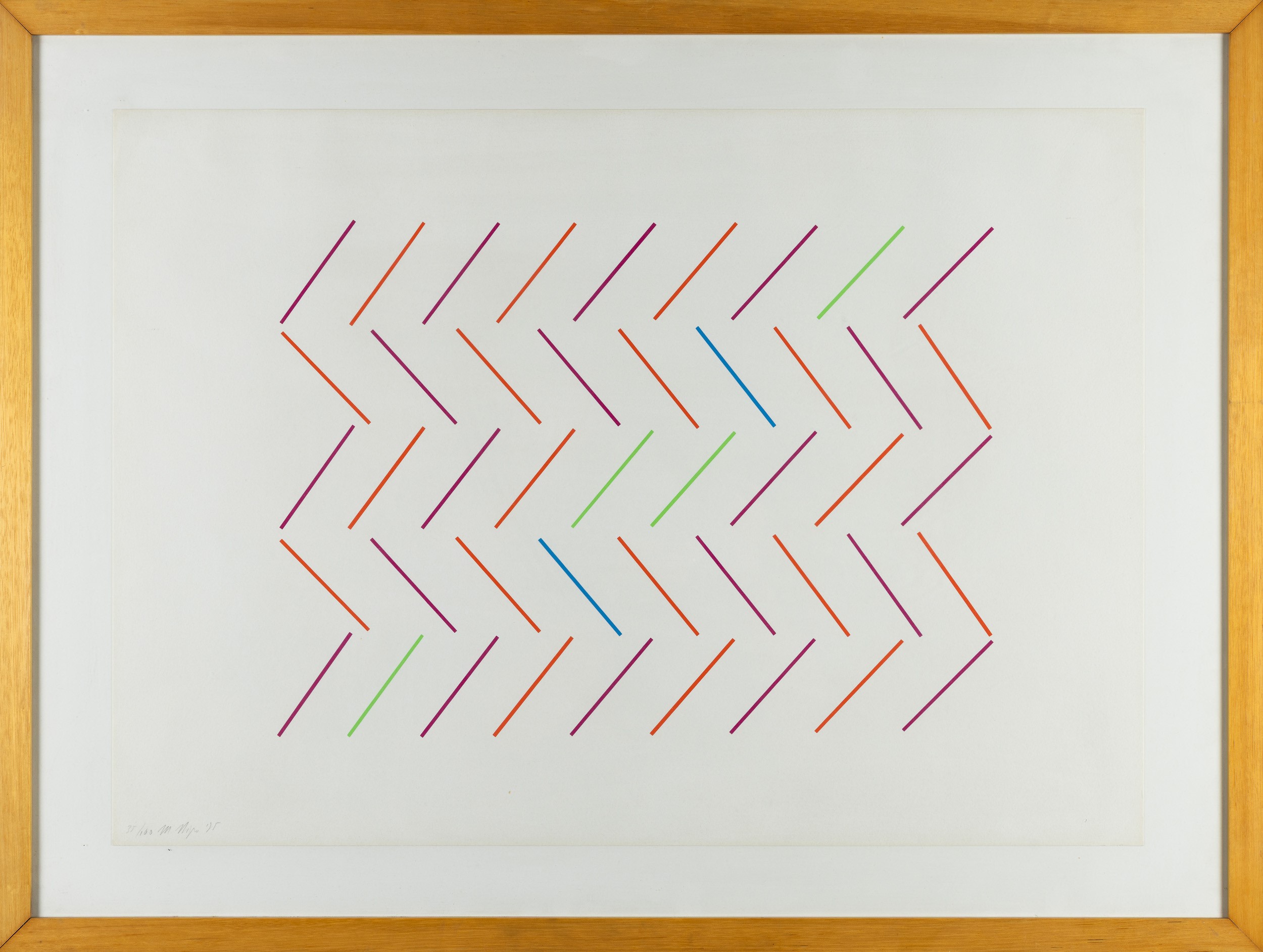 Mario Nigro - Senza titolo, litografia 1975