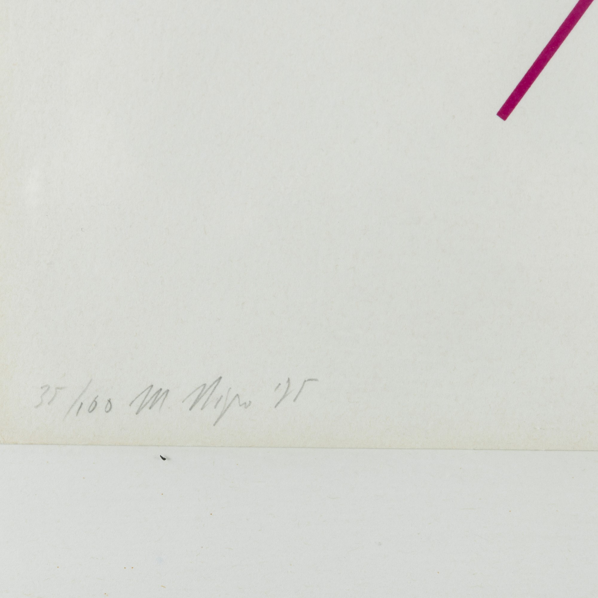 Mario Nigro - Senza titolo, litografia 1975