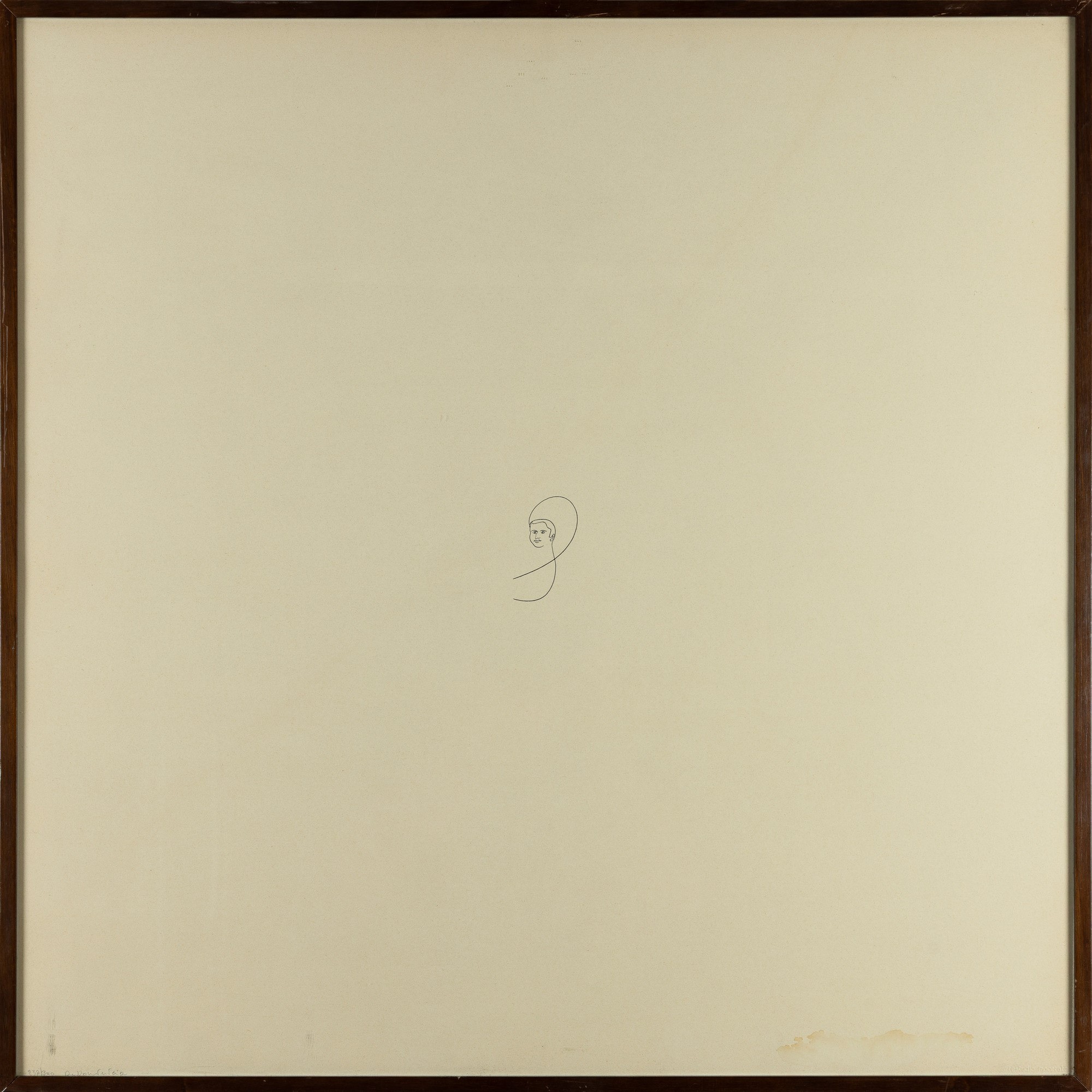 Gino De Dominicis - Senza titolo, litografia, 1972
