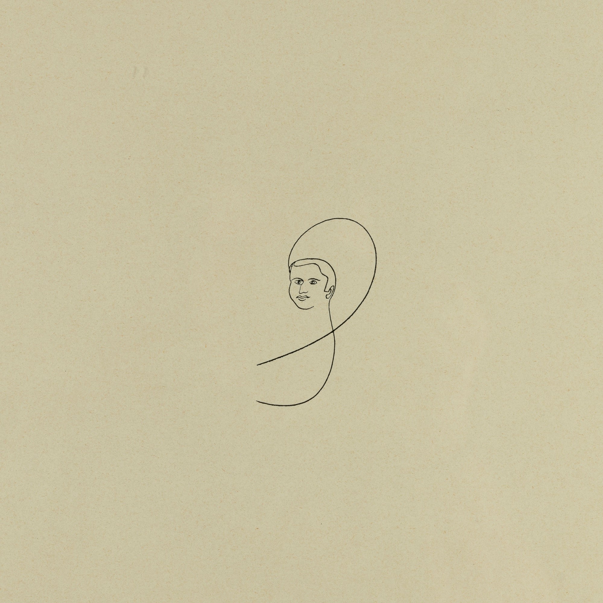 Gino De Dominicis - Senza titolo, litografia, 1972