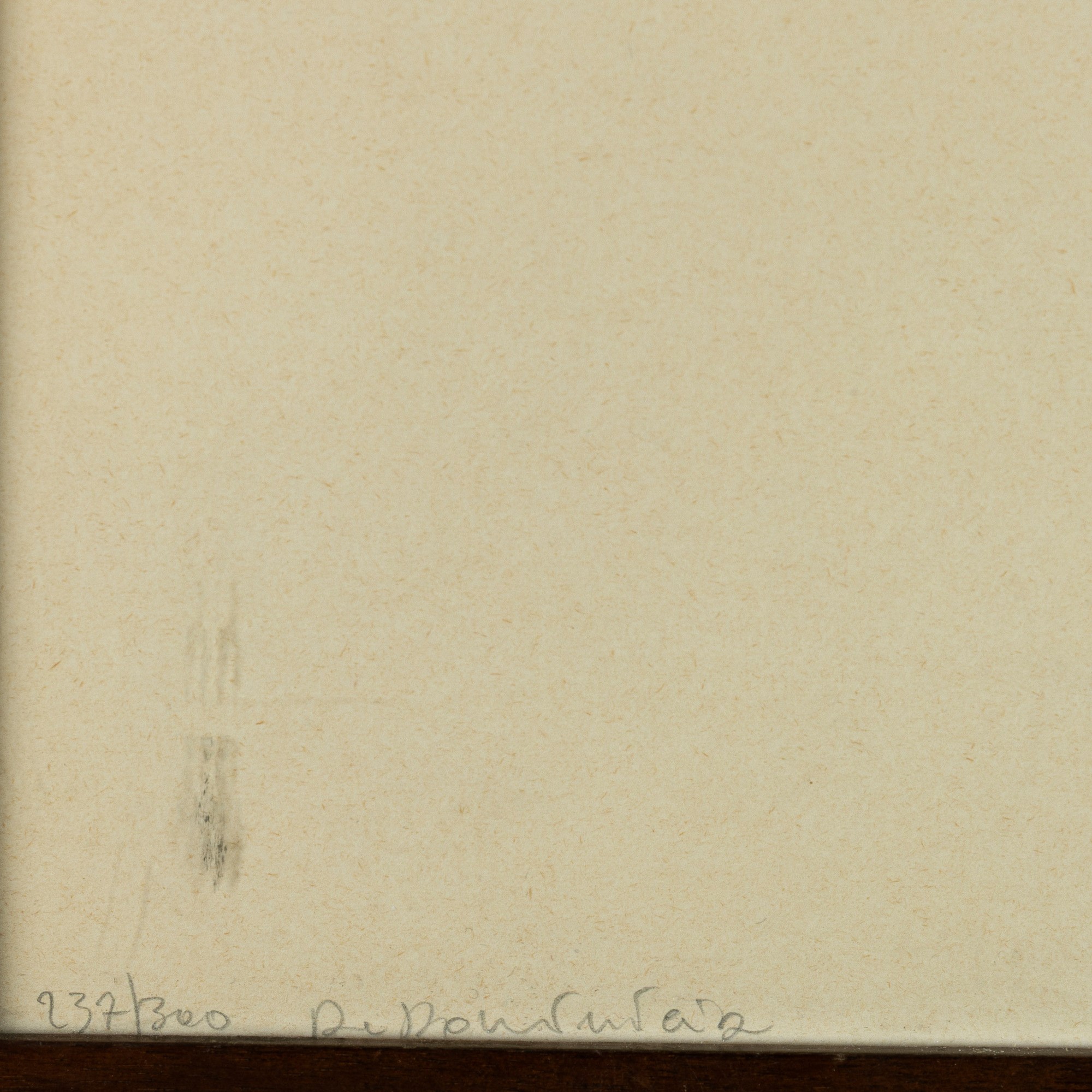 Gino De Dominicis - Senza titolo, litografia, 1972