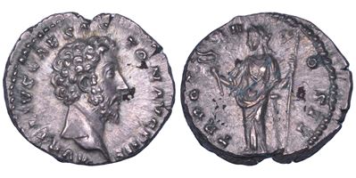 Marco Aurelio, Denario del 139-161 d.C.