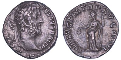 COMMODO, Denario (Roma, anni 180-192 d.C.)