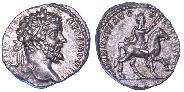 SETTIMIO SEVERO, 193-211. Denario. Roma, anno 196.