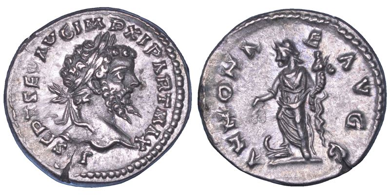SETTIMIO SEVERO, 193-211. Denario. Laodicea ad Mare, anni 198-202.  - Asta Numismatica - Cambi Casa d'Aste