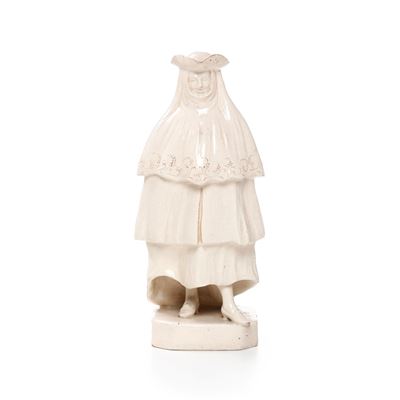 Figurina di maschera veneziana, terraglia (Veneto, probabilmente Nove), XIX secolo