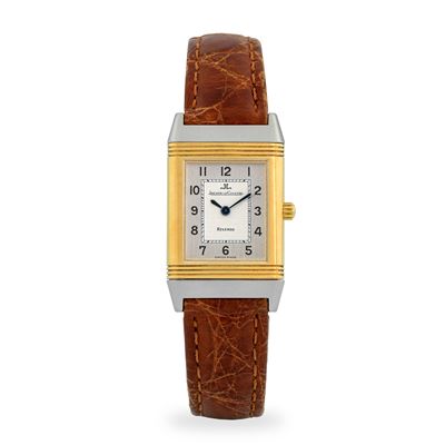 Reverso Classique Lady ref. 260.5.08, orologio reversibile in acciaio e oro giallo 18k