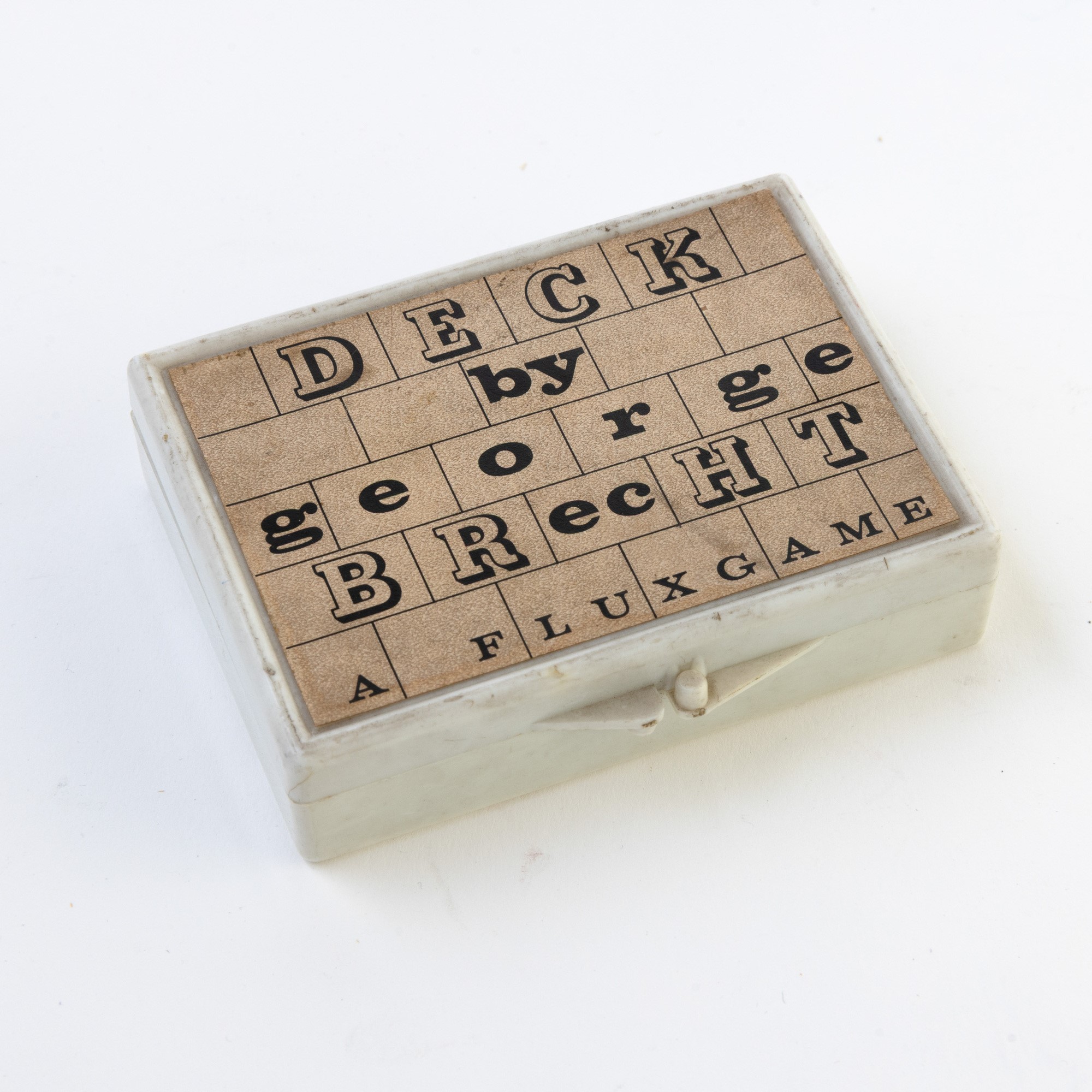 George Brecht - Deck - Gioco di carte composto da scatola e 64 carte