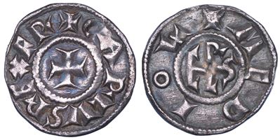 Carlo Magno, Denaro del Regno dei Franchi (774-814)