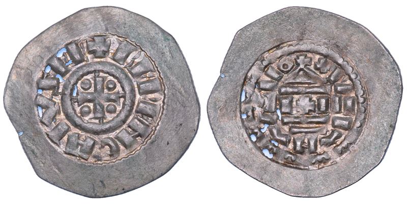 ZECCA INCERTA. BERENGARIO I DEL FRIULI, Imperatore e re d'Italia, 898-900. Denaro scodellato.  - Asta Numismatica - Cambi Casa d'Aste