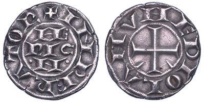 Milano, Grosso da 6 denari imperiali di Enrico Imperatore, XII-XIII secolo
