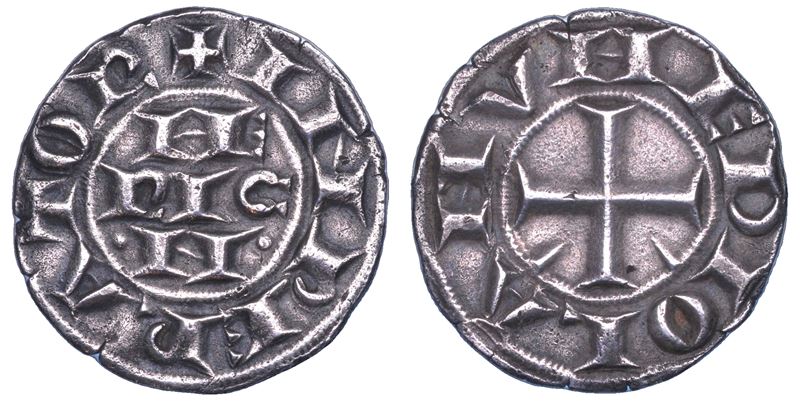 MILANO. ETA' COMUNALE, A NOME DI ENRICO IMPERATORE, XII-XIII sec. Grosso da 6 denari imperiali.  - Auction Numismatics - Cambi Casa d'Aste