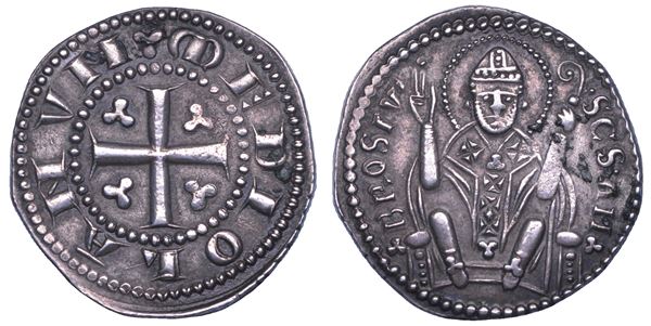 MILANO. ETA' COMUNALE, MONETE SENZA IL NOME DELL’IMPERATORE, metà XIII - inizio XIV sec. Ambrosino d’argento (VII tipo).