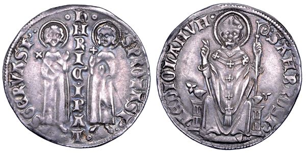 MILANO. ENRICO VII DI LUSSEMBURGO. Imperatore, 1312-1313. Grosso da due soldi.