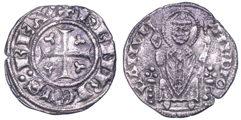 MILANO. ENRICO VII DI LUSSEMBURGO. Re d’Italia, 1310-1311. Ambrosino piccolo (con REX).  - Auction Numismatics - Cambi Casa d'Aste