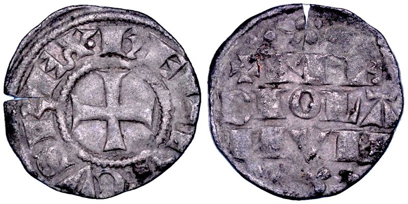 MILANO. ENRICO VII DI LUSSEMBURGO. Re d’Italia, 1310-1311. Denaro imperiale (emissioni con REX).  - Auction Numismatics - Cambi Casa d'Aste