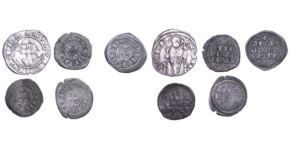 MILANO. Lotto di cinque monete.