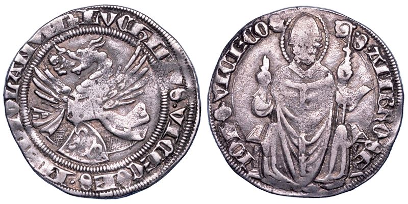 MILANO. LUCHINO E GIOVANNI VISCONTI, 1339-1349. Grosso.  - Asta Numismatica - Cambi Casa d'Aste