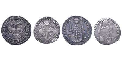 Luchino e Giovanni Visconti, Grosso, argento, 1339-1349
