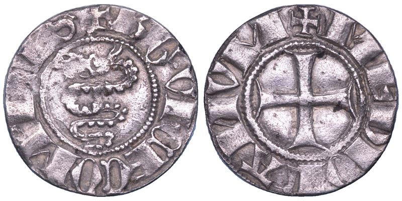 MILANO. BERNABO' E GALEAZZO II VISCONTI, 1354-1378. Sesino.  - Asta Numismatica - Cambi Casa d'Aste