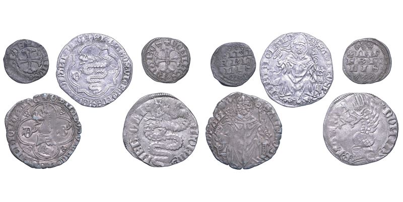 MILANO. Lotto di cinque monete.  - Asta Numismatica - Cambi Casa d'Aste