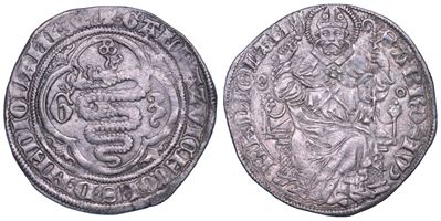 GIAN GALEAZZO VISCONTI, Grosso o Pegione (1395-1402)