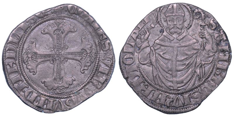 MILANO. GIAN GALEAZZO VISCONTI Secondo periodo, Duca di Milano, 1395-1402. Soldo.  - Asta Numismatica - Cambi Casa d'Aste